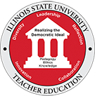 Illinois State University Teacher Education Democratic Ideals logo