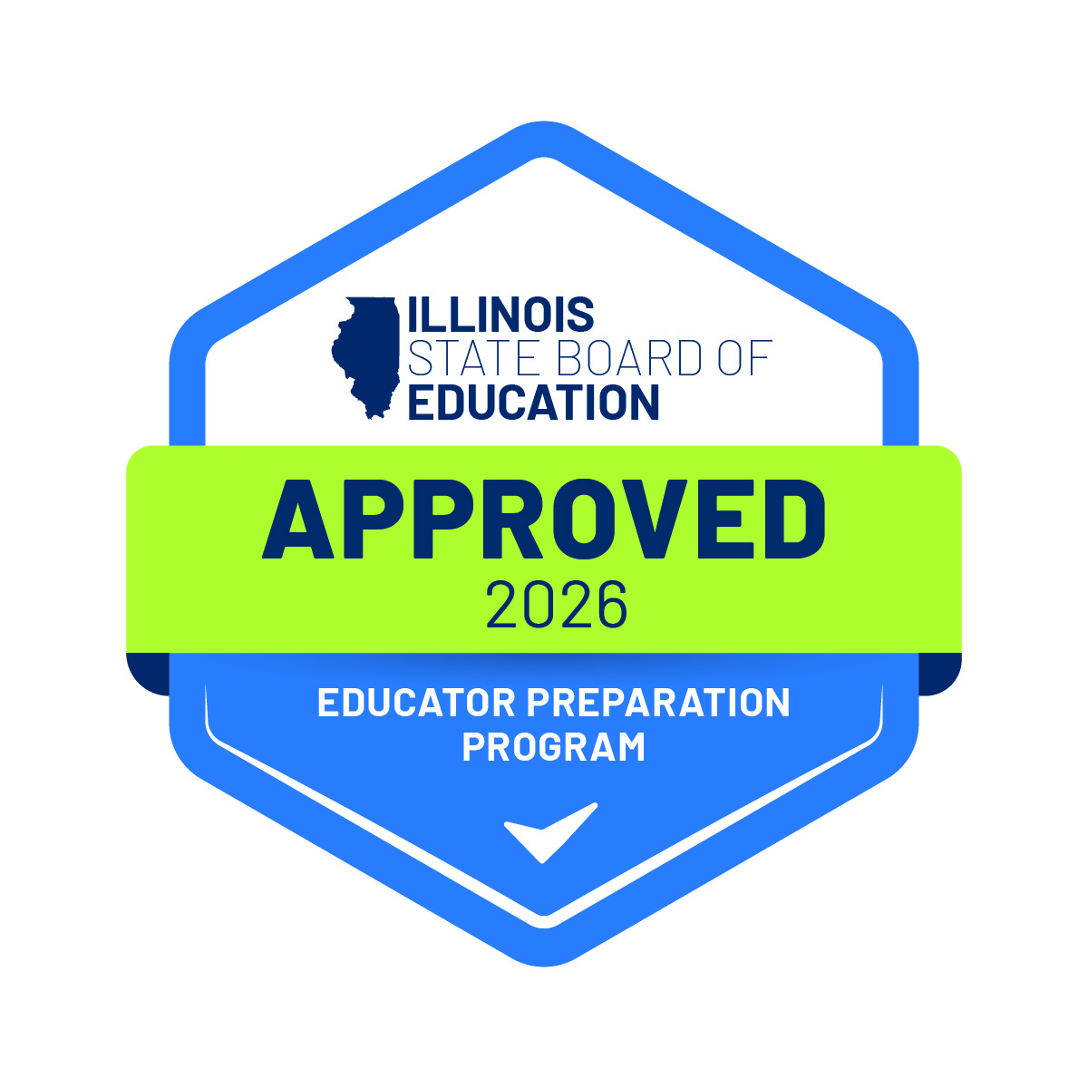 Illinois State Board of Education Approved Educator Preparation Program logo