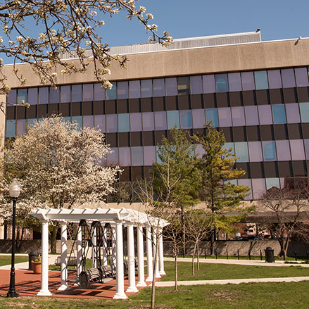 Exterior of Stevenson Hall