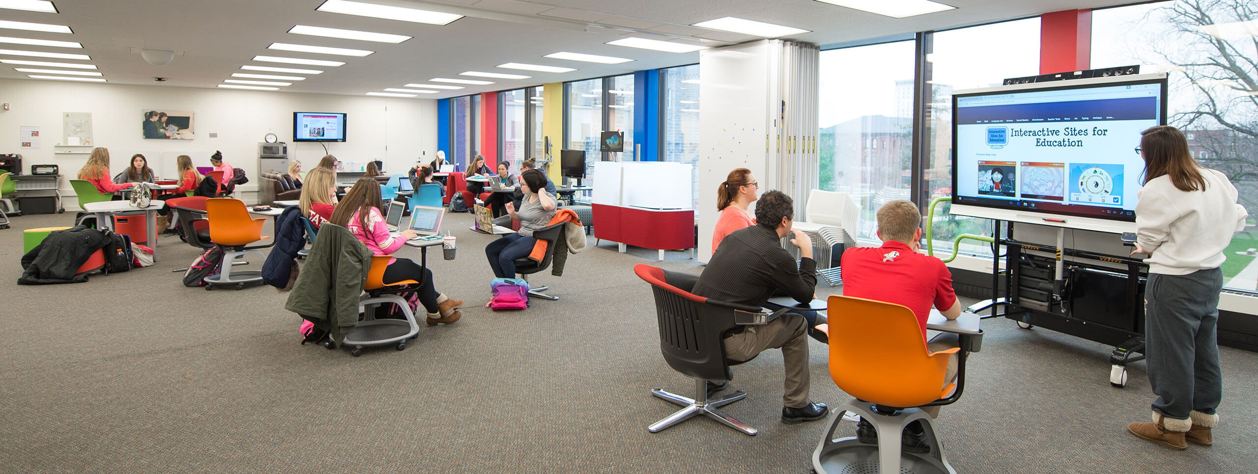 Inside of one of the DeGarmo Hall classroom.