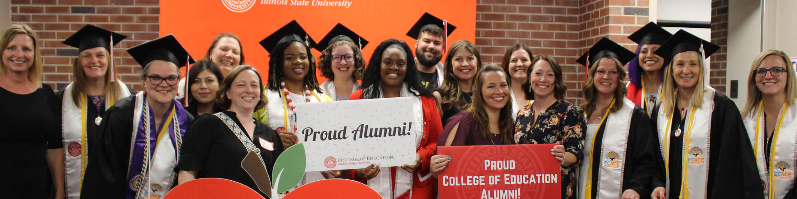 A group photo of ECE graduates.