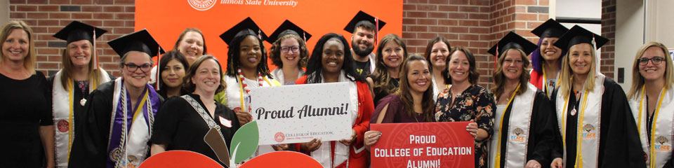 A group photo of ECE graduates.