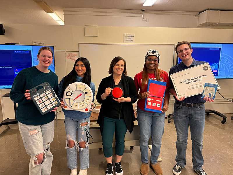 Student Workers posing for a photo.