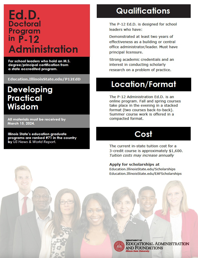 P-12 Administration Ed.D. CPED Brochure
