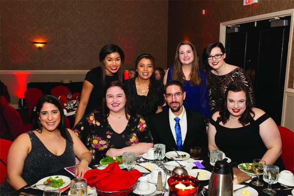 CSPA students at the 2019 EAF on the Red Carpet Gala